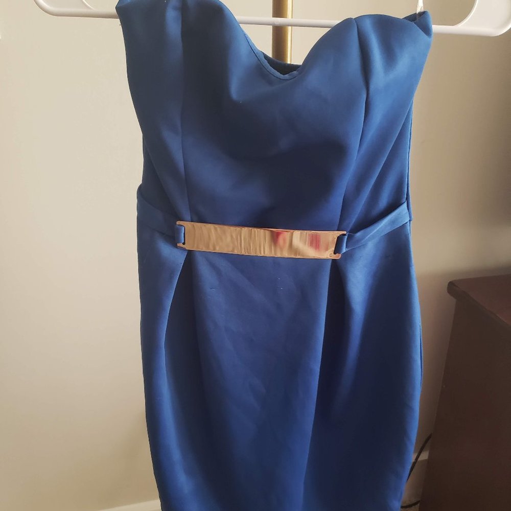 Blue Mini Dress